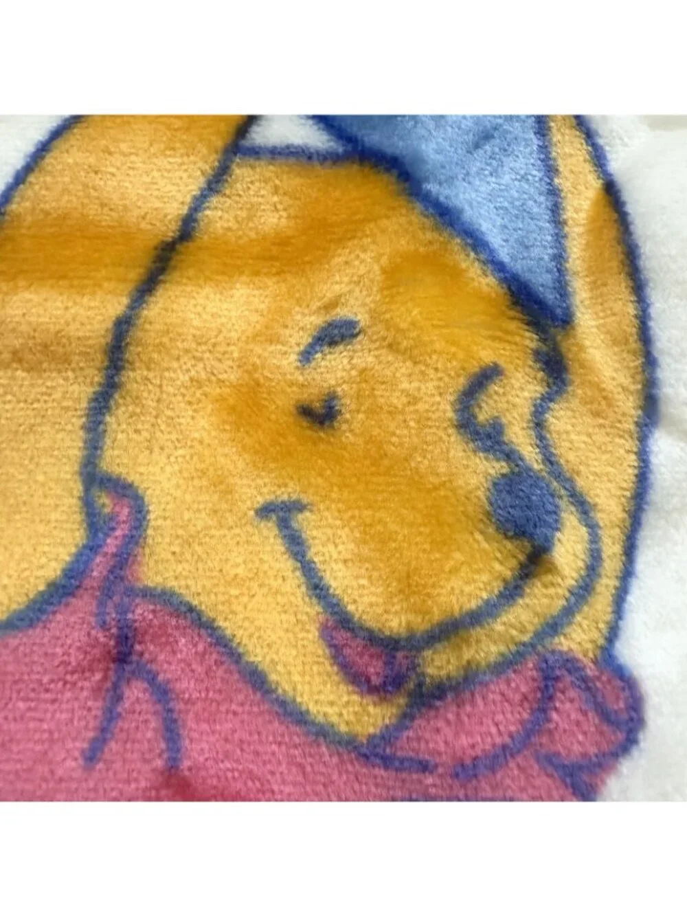 VTG Disney Crown Crafts Winnie the Pooh Holding A Star Baby Blanket EXCELLENT
